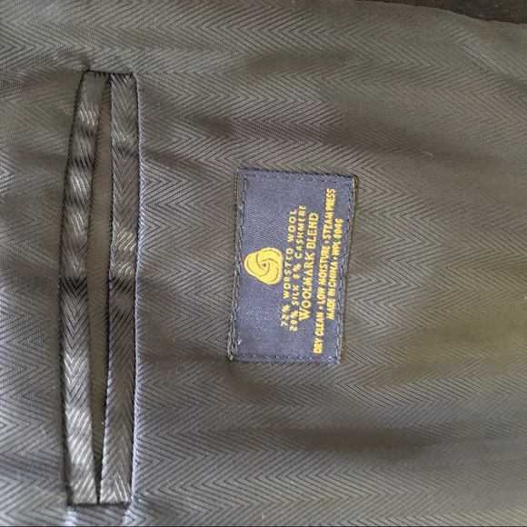 Vintage Club Room Men's Wool Silk Blazer Sz 42R - Picture 5 of 8